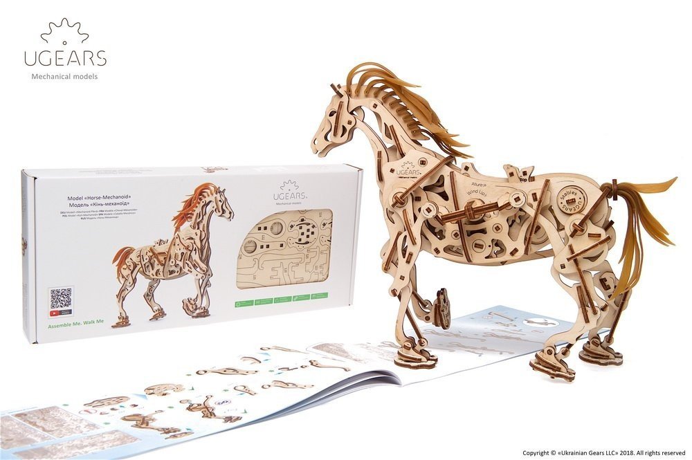 CABALLO MECANICO 3D UGEARS 70054 - Imagen 2