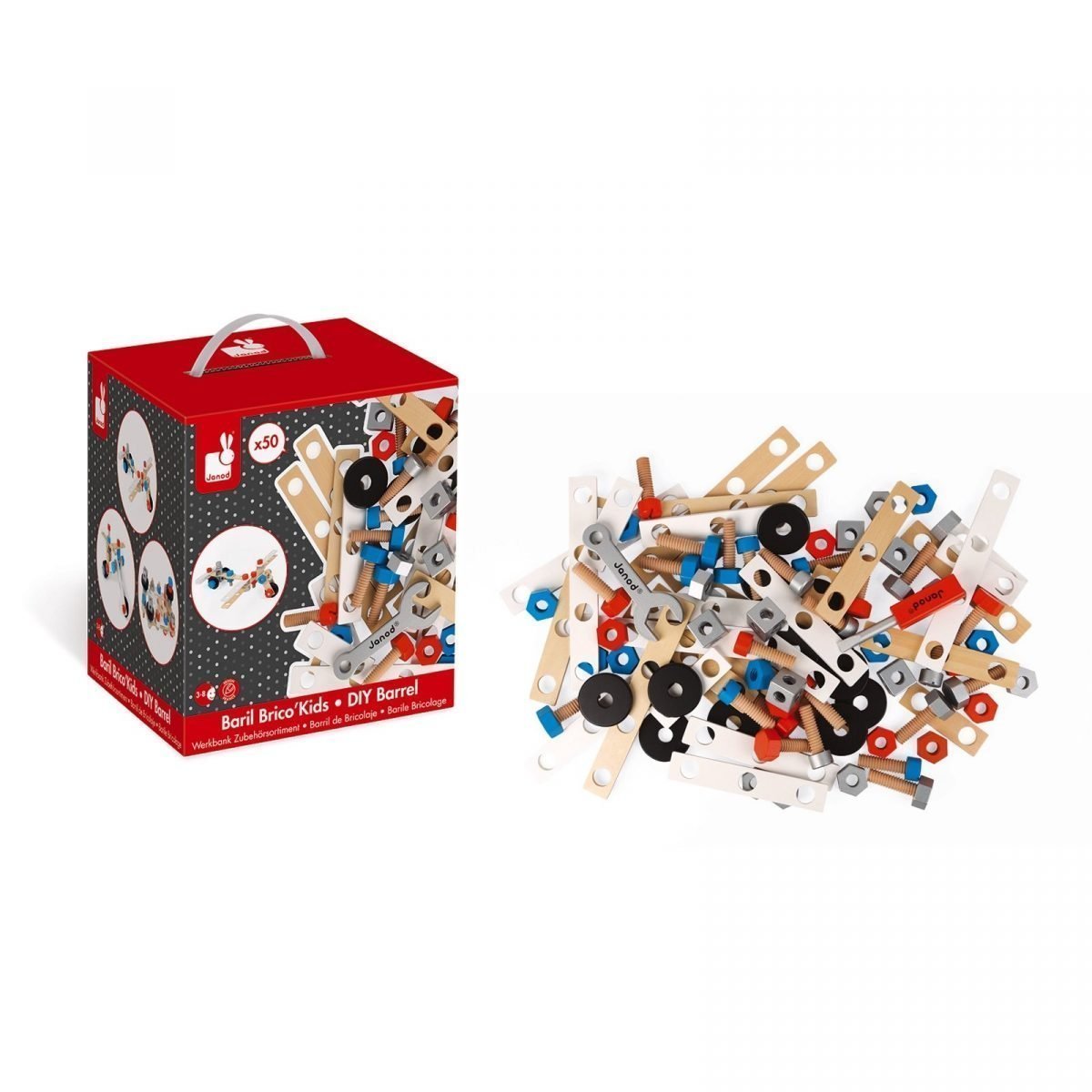 BARRIL DE BRICOLAJE JANOD 06480 50 PZAS - Imagen 2