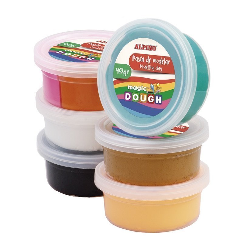 PASTA MODELAR ALPINO MAGIC DOUGH FANTASY ANIMALS - Imagen 2